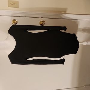 Black fashionnova backless dress